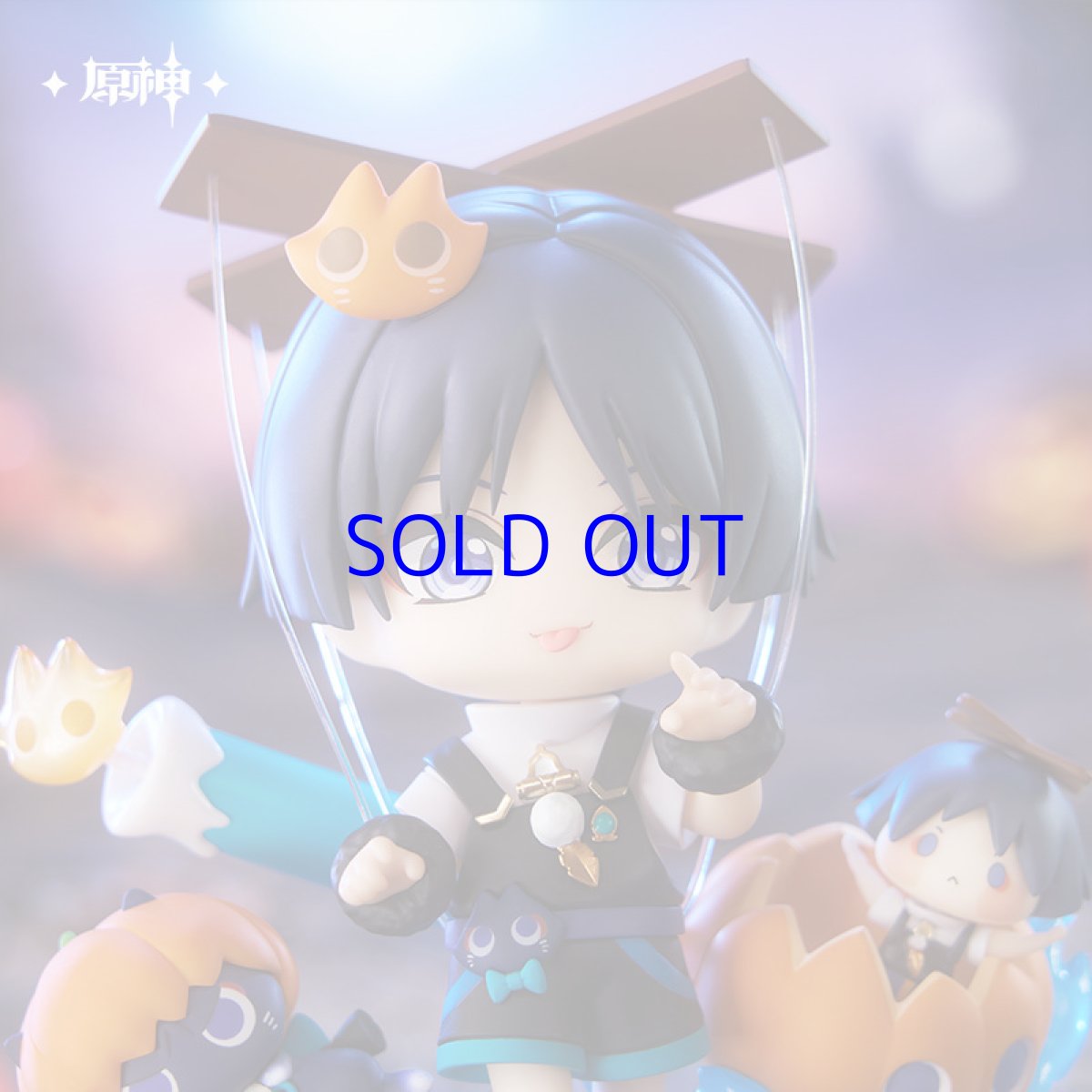 画像3: 原神　幽夜綺想　放浪者　ミニフィギュア　特典色紙付き【予約2027年2月】 (3)