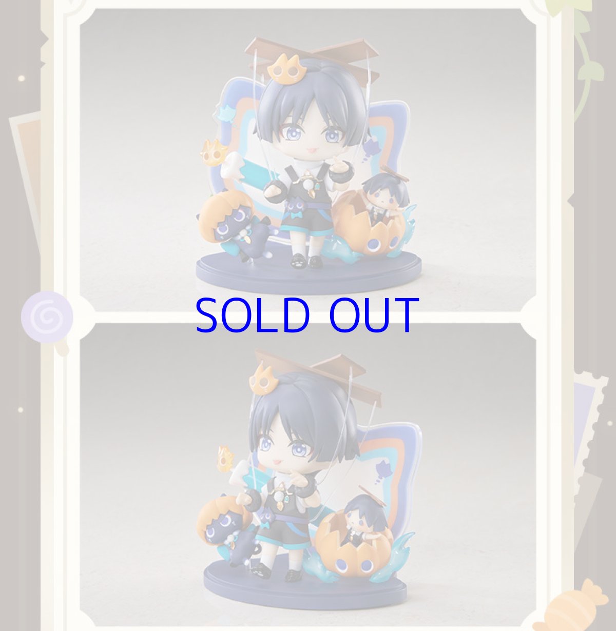 画像11: 原神　幽夜綺想　放浪者　ミニフィギュア　特典色紙付き【予約2027年2月】 (11)