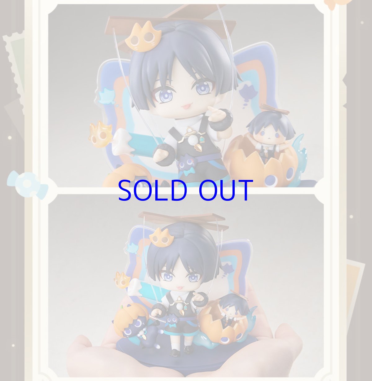 画像12: 原神　幽夜綺想　放浪者　ミニフィギュア　特典色紙付き【予約2027年2月】 (12)