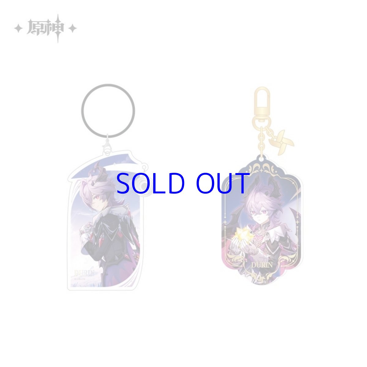 画像1: 【原神 34pt】原神　北の果ての夜想詩　キーホルダー【予約6月下旬】 (1)