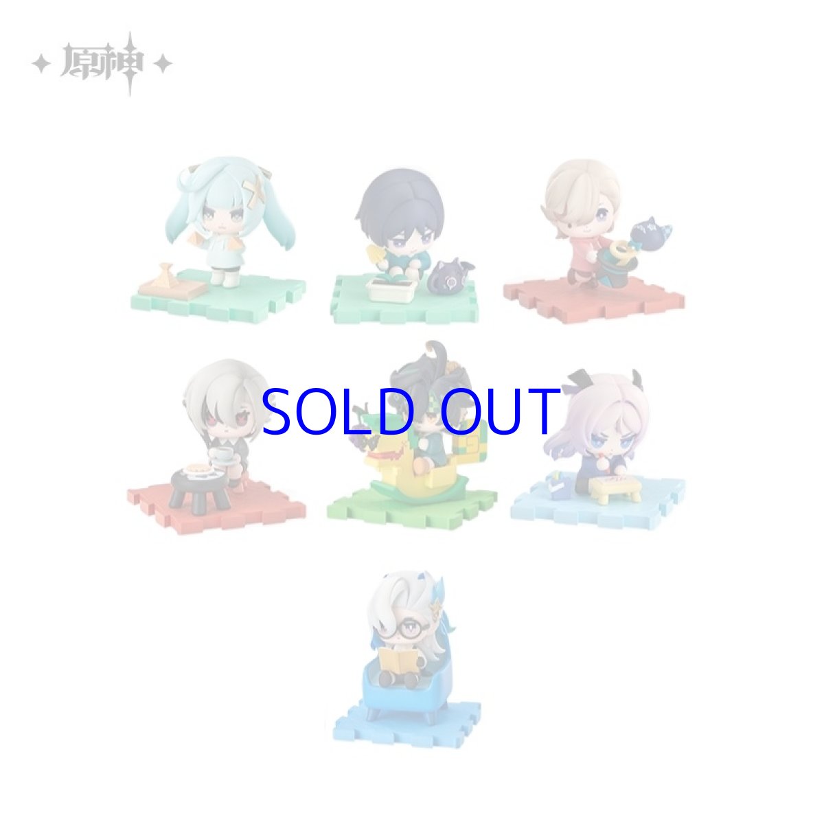 画像1: 【原神 414pt】原神　童夢奇珍　ミニフィギュア　6点セット【予約7月中旬】 (1)