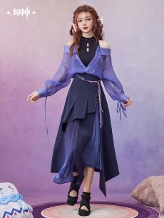 画像4: 【原神 309pt】原神　シトラリイメージ　シャツインナーセット　特典アクスタ付き【期間限定】【予約8月下旬】 (4)