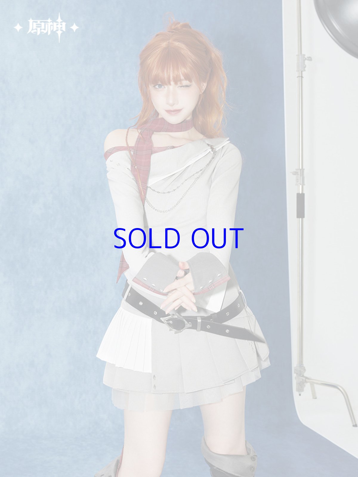 画像1: 原神　タルタリヤイメージ　ニット　特典アクスタ付き【期間限定】【予約9月中旬】 (1)