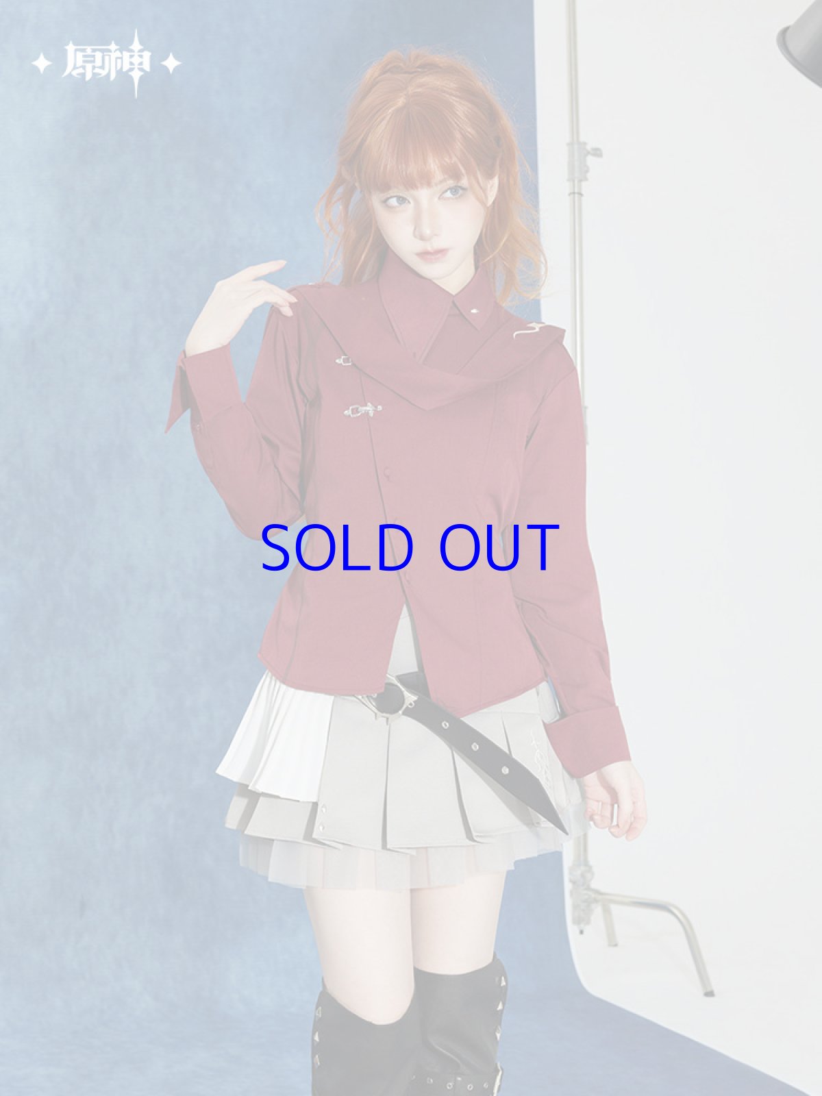 画像1: 原神　タルタリヤイメージ　シャツ　特典アクスタ付き【期間限定】【予約9月中旬】 (1)