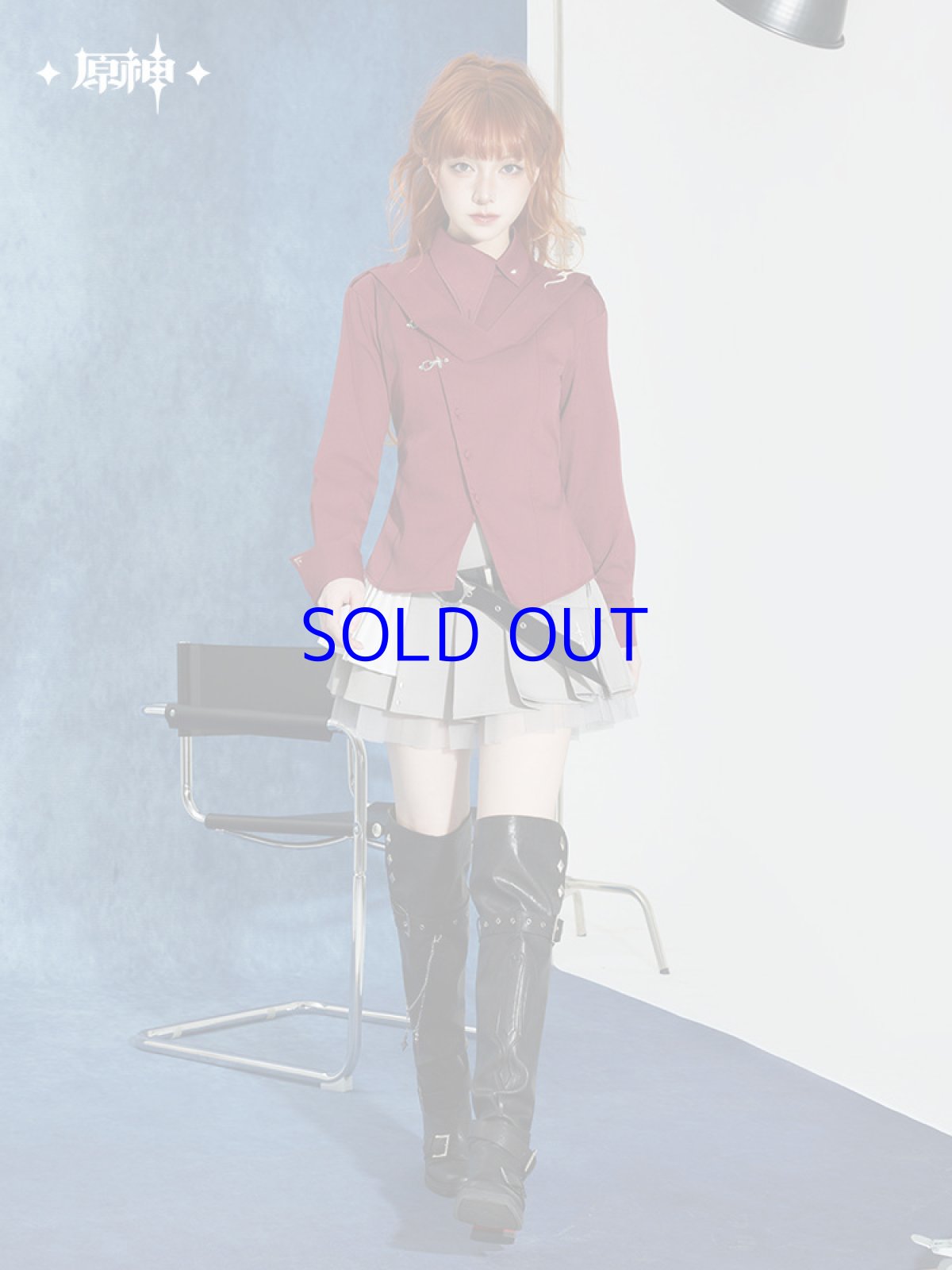 画像4: 原神　タルタリヤイメージ　シャツ　特典アクスタ付き【期間限定】【予約9月中旬】 (4)