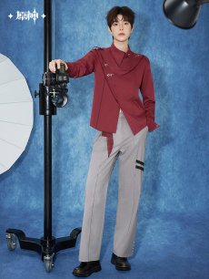 画像6: 【原神 329pt】原神　タルタリヤイメージ　シャツ　特典アクスタ付き【期間限定】【予約9月中旬】 (6)