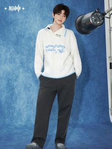 画像6: 【原神 329pt】原神　タルタリヤイメージ　セーター　特典アクスタ付き【期間限定】【予約9月下旬】 (6)