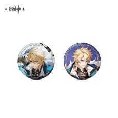 画像1: 【原神 18pt】原神　風を捕まえる帰郷者・ファルカ　缶バッジ【予約8月中旬】 (1)