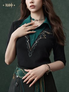 画像3: 【原神 249pt】原神　アルハイゼンイメージ　ニット　特典アクスタ付き【期間限定】【予約10月中旬】 (3)