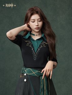 画像4: 【原神 249pt】原神　アルハイゼンイメージ　ニット　特典アクスタ付き【期間限定】【予約10月中旬】 (4)