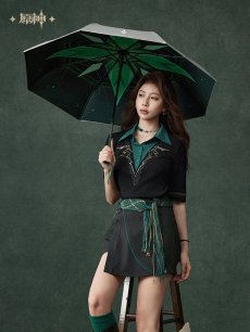 画像4: 【原神 169pt】原神　アルハイゼンイメージ　折りたたみ傘　特典アクスタ付き【予約8月上旬】 (4)