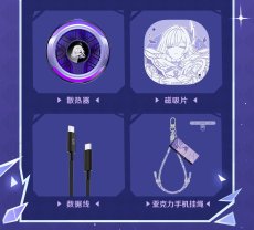 画像6: 【原神 309pt】原神　スカークモチーフ　スマホ冷却ファンセット【予約10月上旬】 (6)