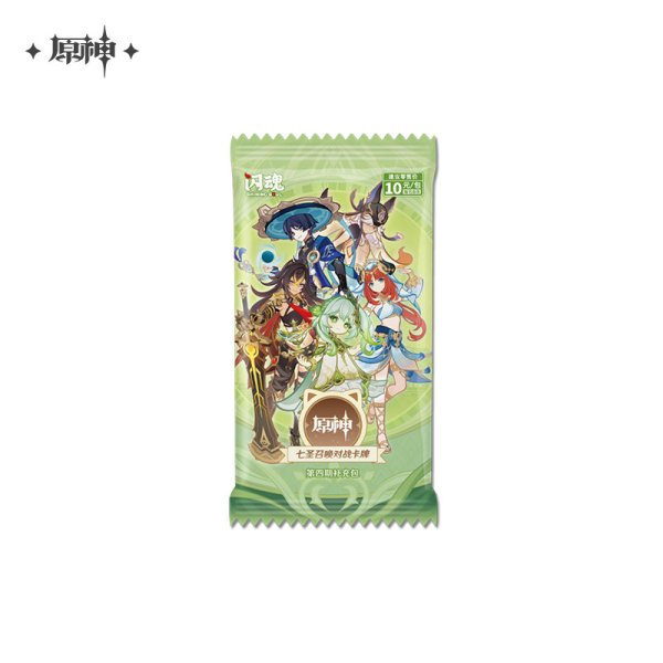 原神 ShiningSoulコラボ 七聖召喚 拡張パック Vol.4 1パック【簡体中国