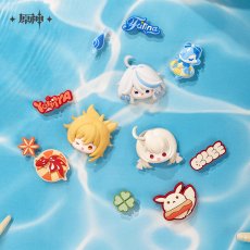 画像3: 【原神 59pt】原神　仲夏パーティー　クロッグサンダル　ジビッツチャーム【予約9月下旬】 (3)