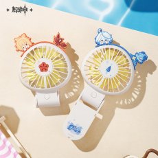 画像3: 【原神 79pt】原神　仲夏パーティー　折りたたみ式ハンディファン【特殊航空便、船便】【予約9月下旬】 (3)