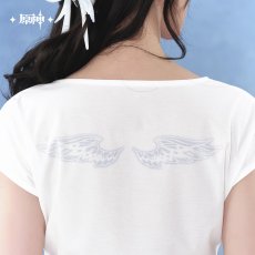 画像4: 【原神 149pt】原神　コロンビーナイメージ　スリムフィットTシャツ【予約11月上旬】 (4)