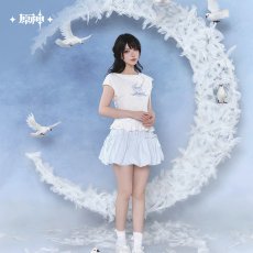 画像5: 【原神 149pt】原神　コロンビーナイメージ　スリムフィットTシャツ【予約11月上旬】 (5)