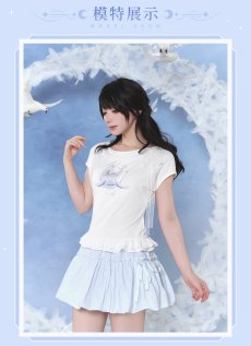 画像6: 【原神 149pt】原神　コロンビーナイメージ　スリムフィットTシャツ【予約11月上旬】 (6)
