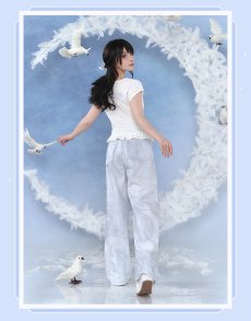 画像9: 【原神 149pt】原神　コロンビーナイメージ　スリムフィットTシャツ【予約11月上旬】 (9)