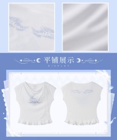 画像12: 【原神 149pt】原神　コロンビーナイメージ　スリムフィットTシャツ【予約11月上旬】 (12)