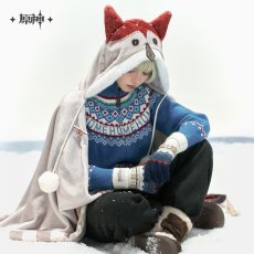 画像1: 【原神 169pt】原神　アリョーシャイメージ　フード付きブランケット【予約1月下旬】 (1)