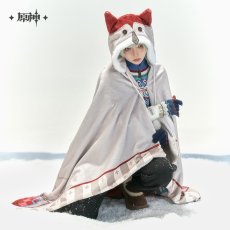 画像4: 【原神 169pt】原神　アリョーシャイメージ　フード付きブランケット【予約1月下旬】 (4)