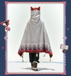 画像9: 【原神 169pt】原神　アリョーシャイメージ　フード付きブランケット【予約1月下旬】 (9)