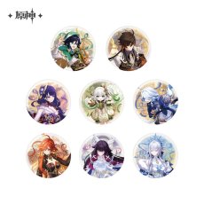 画像1: 【原神 15pt】原神　周年お祝い・六周年　缶バッジ【予約2027年2月下旬】 (1)