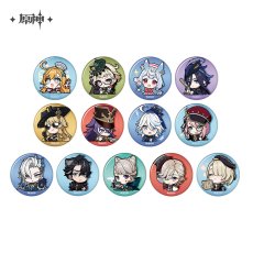 画像1: 【原神 12pt】原神　フォンテーヌ　ちびキャラ缶バッジ (1)
