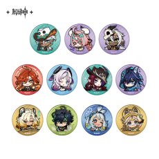 画像1: 【原神 12pt】原神　ナタ　ちびキャラ缶バッジ (1)