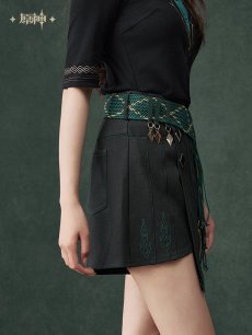 画像4: 【原神 329pt】原神　アルハイゼンイメージ　スカートパンツ　特典アクスタ付き【期間限定】【予約10月中旬】 (4)