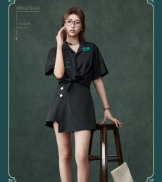 画像10: 【原神 329pt】原神　アルハイゼンイメージ　スカートパンツ　特典アクスタ付き【期間限定】【予約10月中旬】 (10)