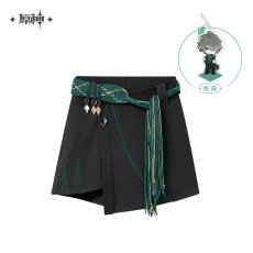 画像14: 【原神 329pt】原神　アルハイゼンイメージ　スカートパンツ　特典アクスタ付き【期間限定】【予約10月中旬】 (14)