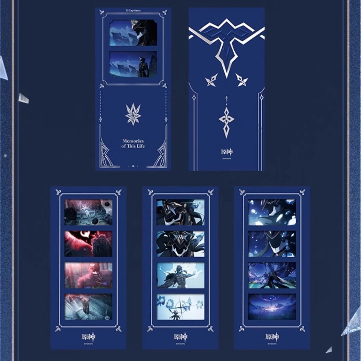 画像2: 原神　カピターノ「生涯の記憶」　フィルムブックマーク (2)