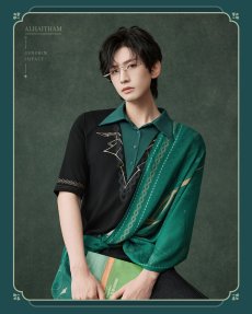 画像9: 【原神 149pt】原神　アルハイゼンイメージ　ショール　特典アクスタ付き【予約10月中旬】 (9)