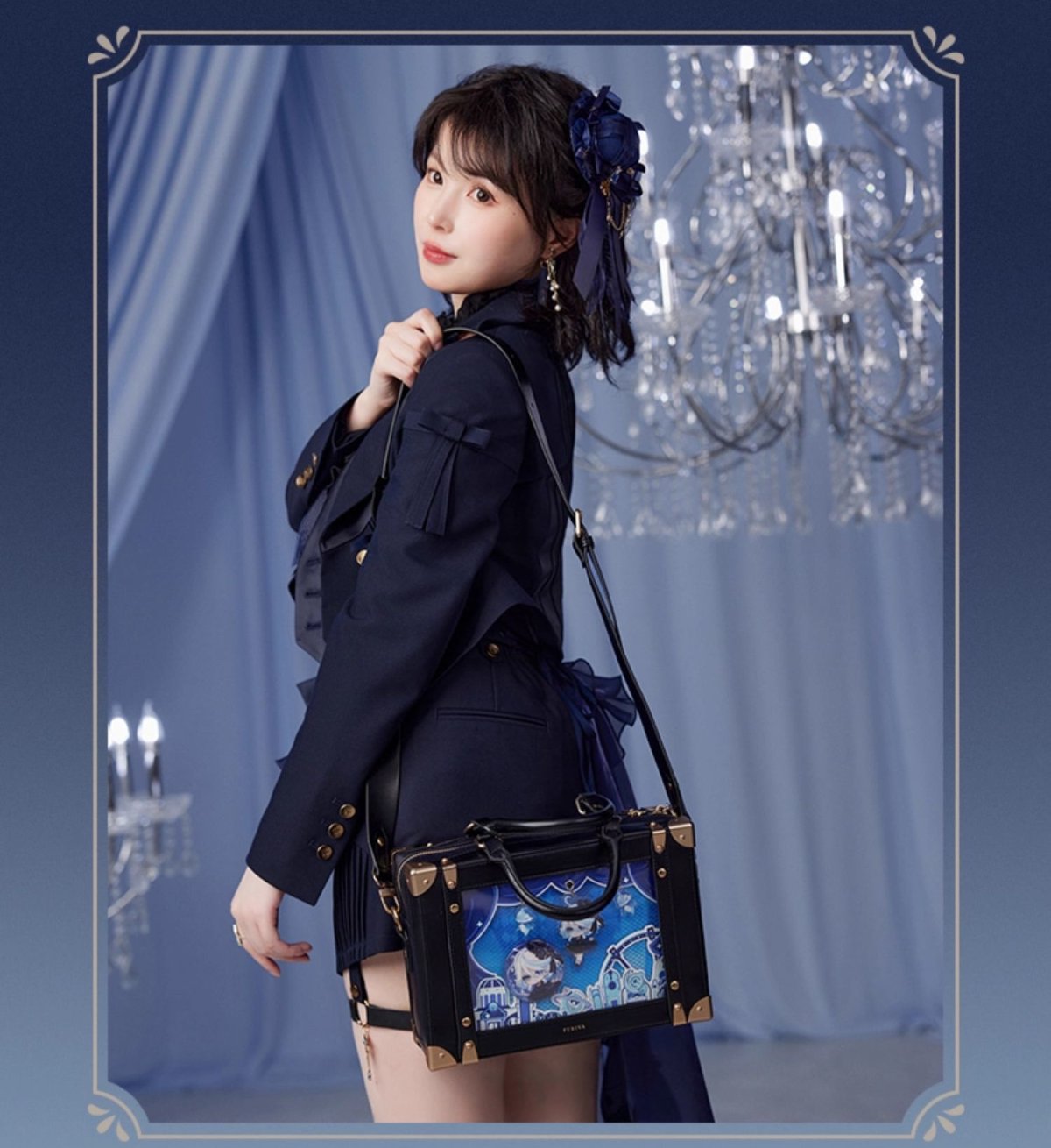 画像10: 【原神 299pt】原神 フリーナイメージ 痛バッグ 特典アクスタ付き (10)