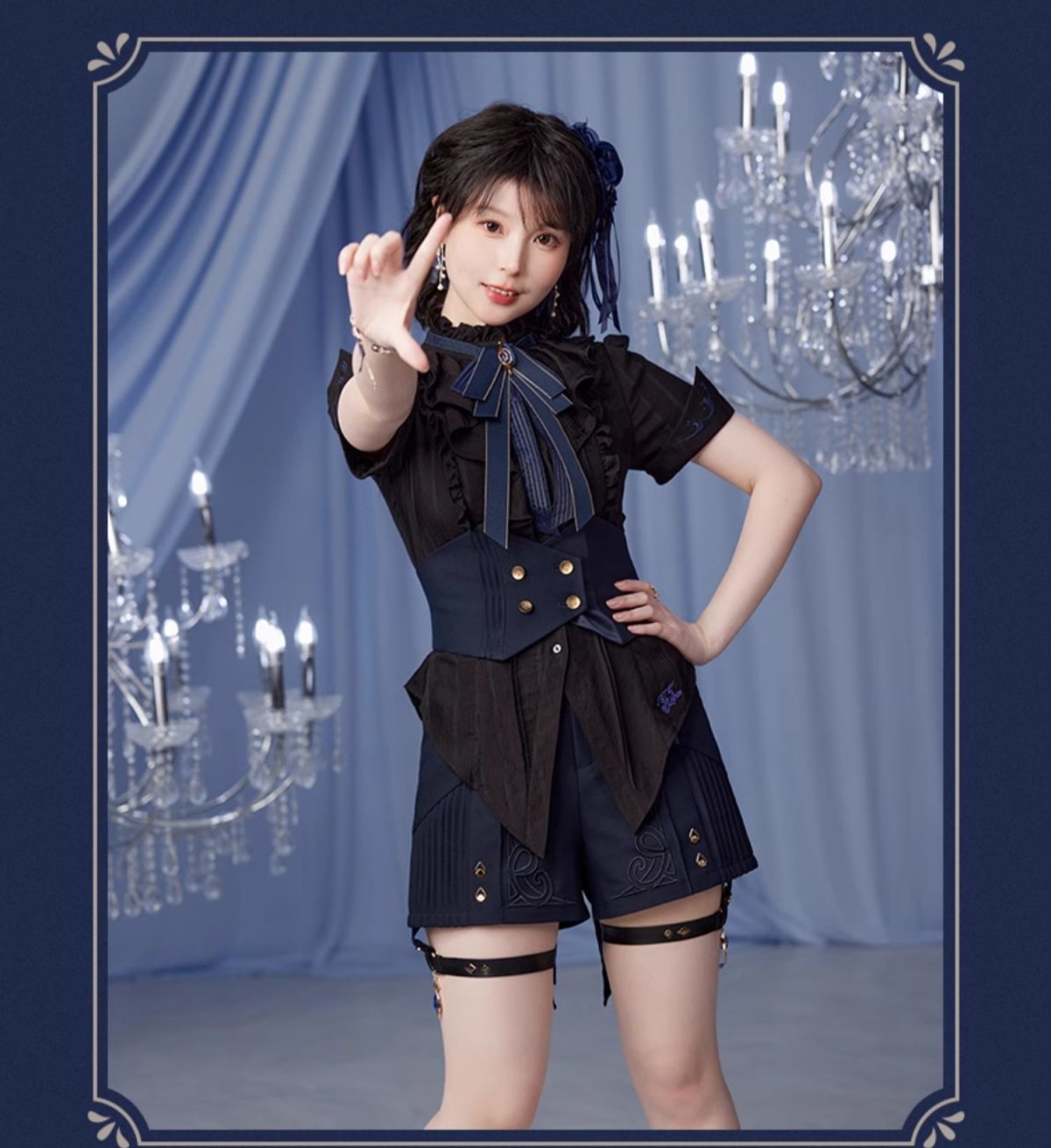 画像12: 原神　フリーナイメージ　半袖シャツ　特典アクスタ付き (12)