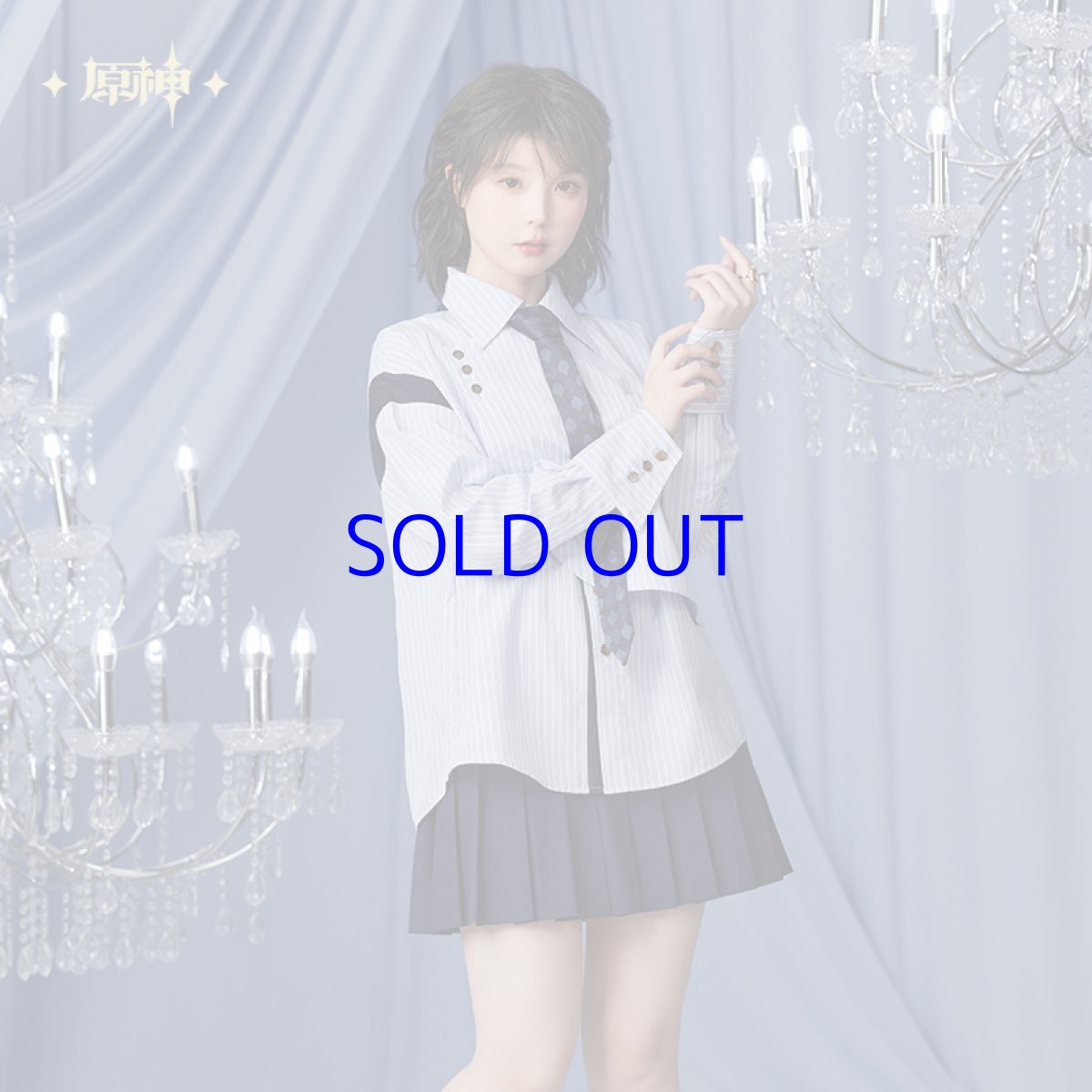 画像4: 【原神 269pt】原神 フリーナイメージ シャツ 特典アクスタ付き (4)