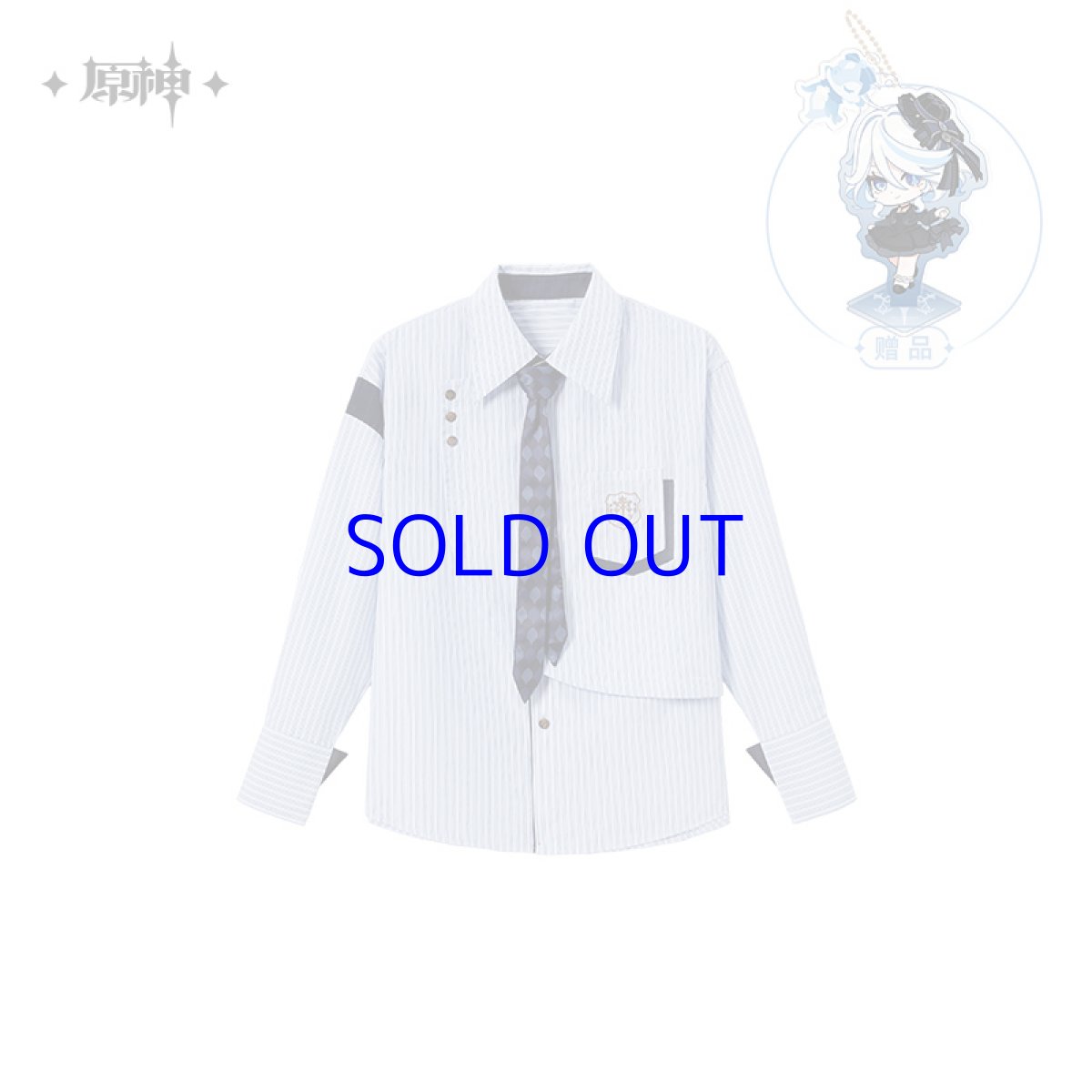 画像21: 【原神 269pt】原神 フリーナイメージ シャツ 特典アクスタ付き (21)