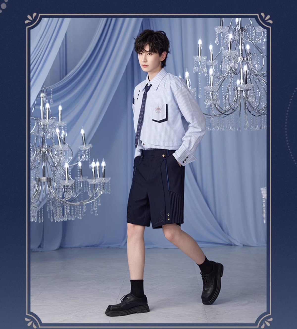 画像7: 【原神 279pt】原神　フリーナイメージ　ショートパンツ　特典アクスタ付き (7)