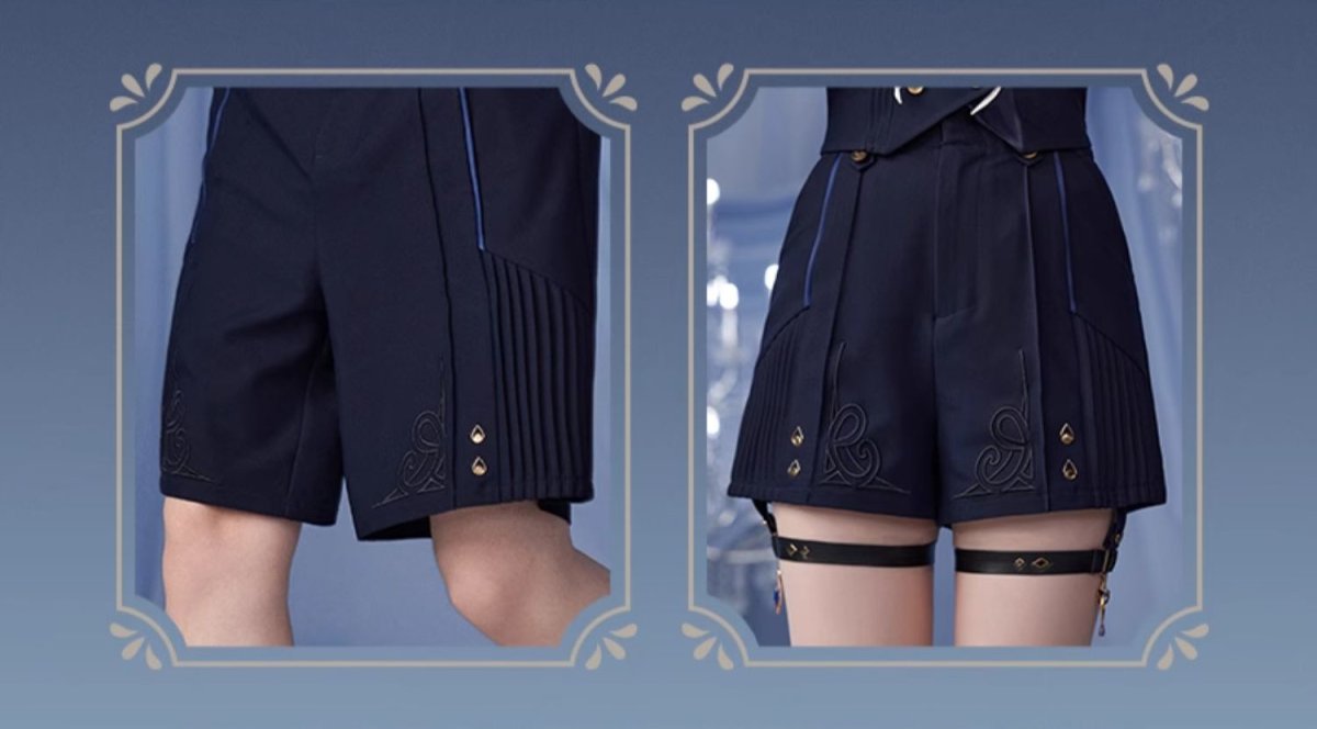 画像17: 【原神 279pt】原神　フリーナイメージ　ショートパンツ　特典アクスタ付き (17)