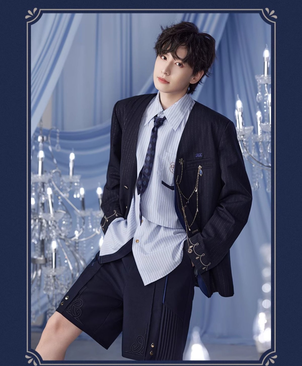 画像9: 【原神 279pt】原神　フリーナイメージ　ショートパンツ　特典アクスタ付き (9)