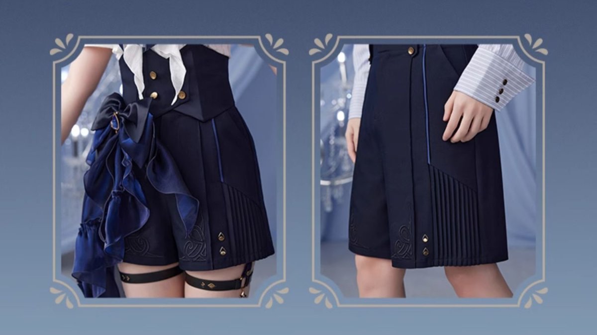 画像19: 【原神 279pt】原神　フリーナイメージ　ショートパンツ　特典アクスタ付き (19)