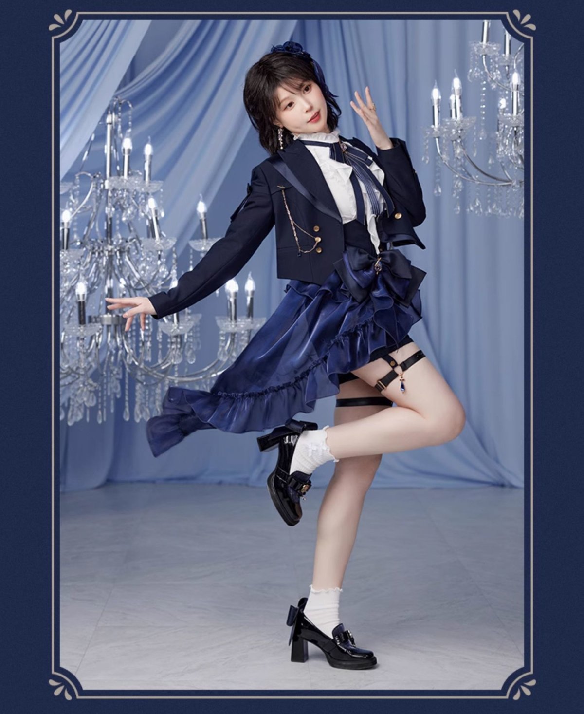 画像13: 【原神 279pt】原神　フリーナイメージ　ショートパンツ　特典アクスタ付き (13)