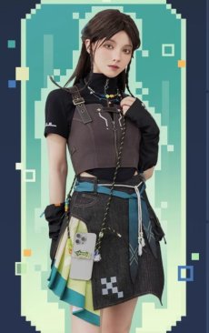 画像8: 【原神 209pt】原神　キィニチイメージ　ショートベスト　特典アクスタ付き【予約9月中旬】 (8)