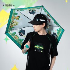 画像3: 【原神 129pt】原神　万火と山麓　キィニチ　イメージ折りたたみ傘【予約11月下旬】 (3)