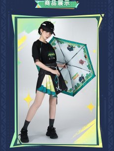 画像6: 【原神 129pt】原神　万火と山麓　キィニチ　イメージ折りたたみ傘【予約11月下旬】 (6)