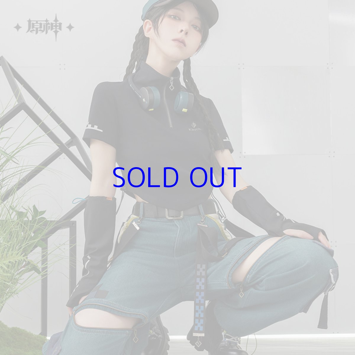 画像5: 原神　キィニチイメージ　Tシャツ　特典アクスタ付き (5)