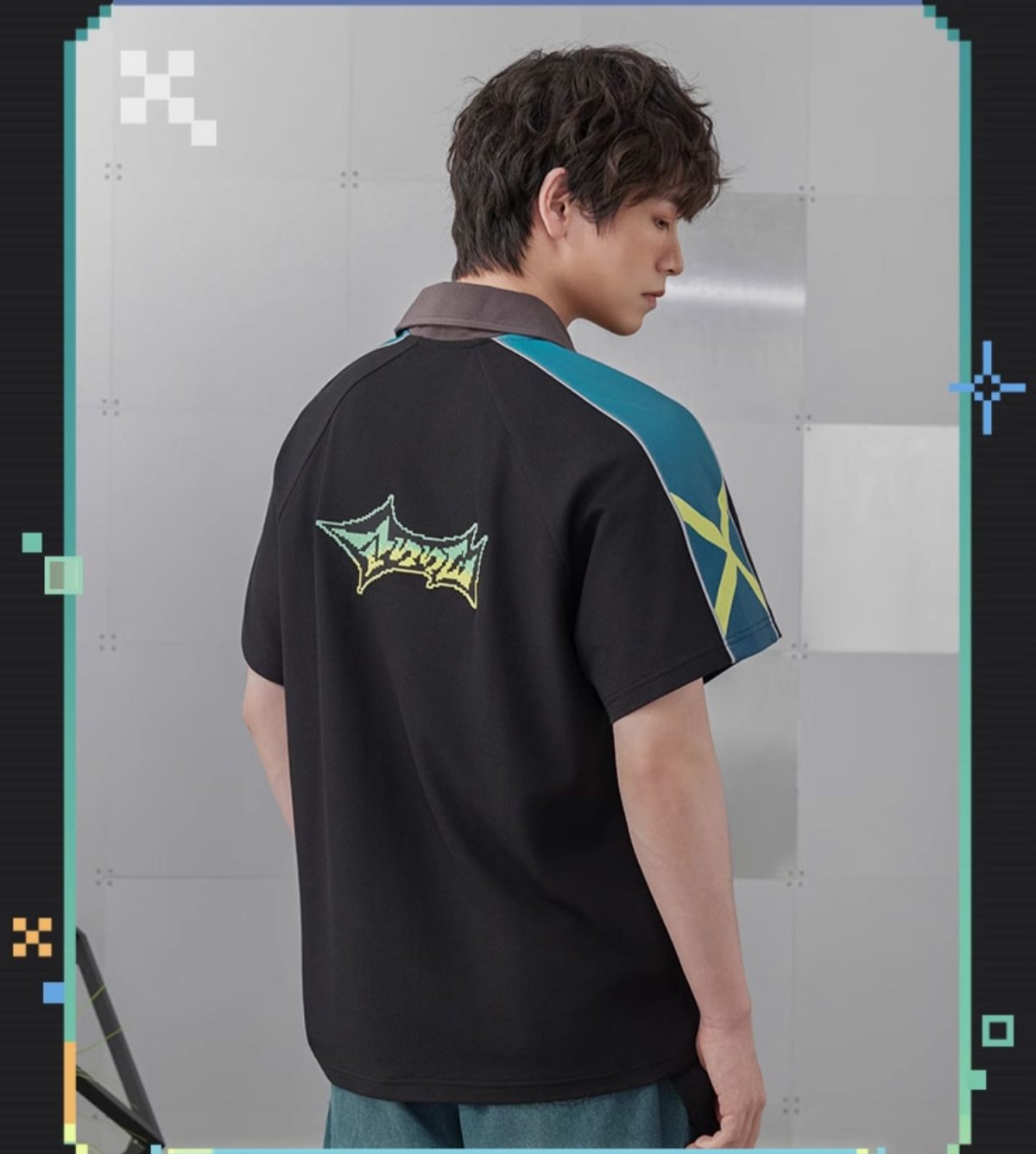 画像10: 原神　キィニチイメージ　ポロシャツ　特典アクスタ付き (10)