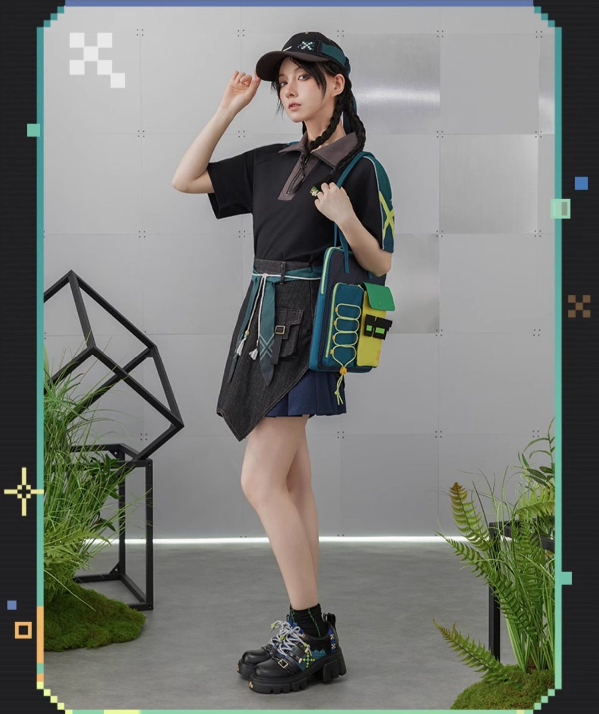 画像13: 原神　キィニチイメージ　ポロシャツ　特典アクスタ付き (13)